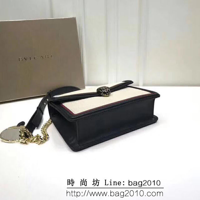 BVLGARI寶格麗 2018專櫃新型蛇頭包 蛇形繡線限定款 Serpenti Forever系列 286628 FYD1174